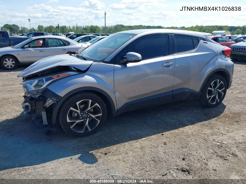 JTNKHMBX4K1026838 2019 Toyota C-Hr Xle