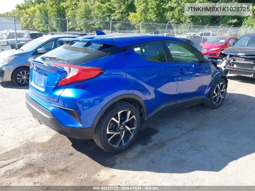 JTNKHMBX1K1028725 2019 Toyota C-Hr Xle