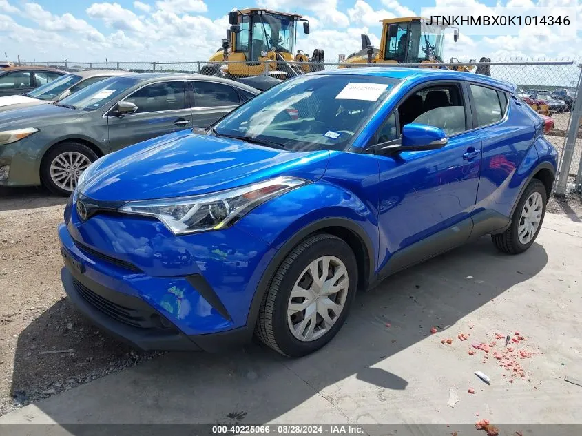 JTNKHMBX0K1014346 2019 Toyota C-Hr Le