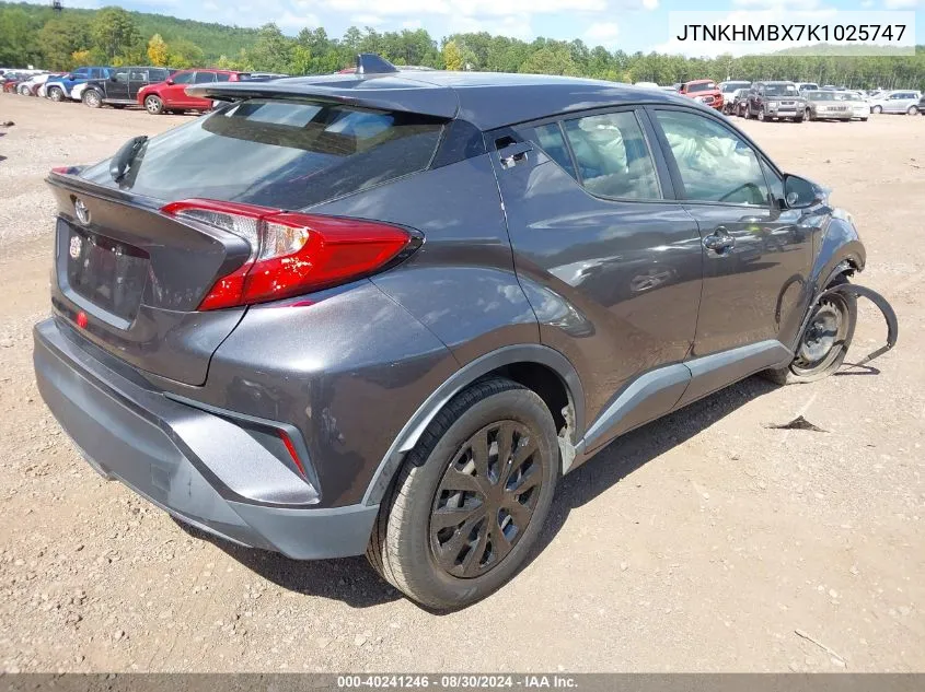 JTNKHMBX7K1025747 2019 Toyota C-Hr Le