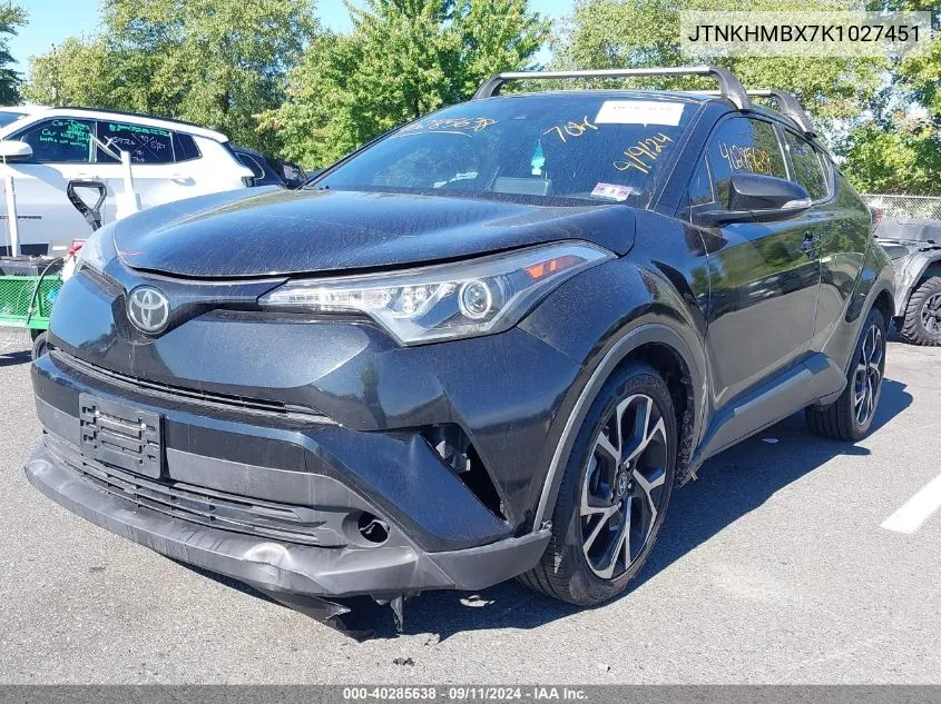 2019 Toyota C-Hr Limited VIN: JTNKHMBX7K1027451 Lot: 40285638