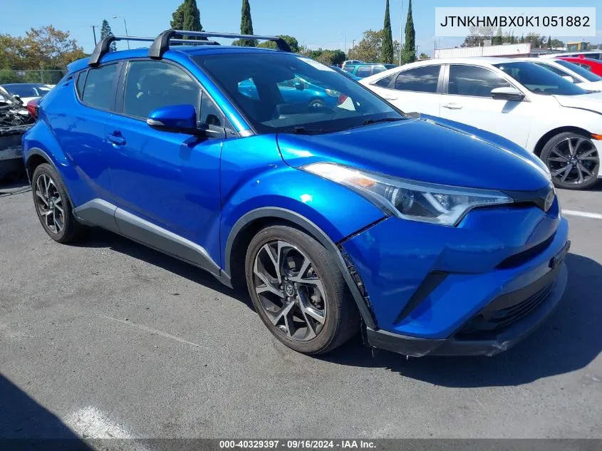 2019 Toyota C-Hr Xle VIN: JTNKHMBX0K1051882 Lot: 40329397