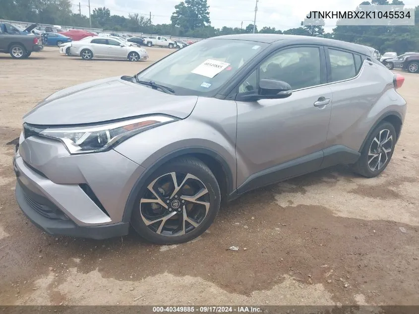 2019 Toyota C-Hr Limited VIN: JTNKHMBX2K1045534 Lot: 40349885