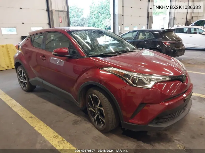 2019 Toyota C-Hr Xle/Le/Limited VIN: JTNKHMBX2K1036333 Lot: 40370507