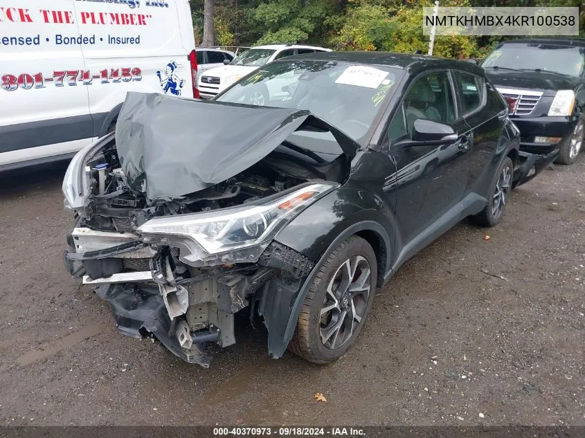 NMTKHMBX4KR100538 2019 Toyota C-Hr Xle