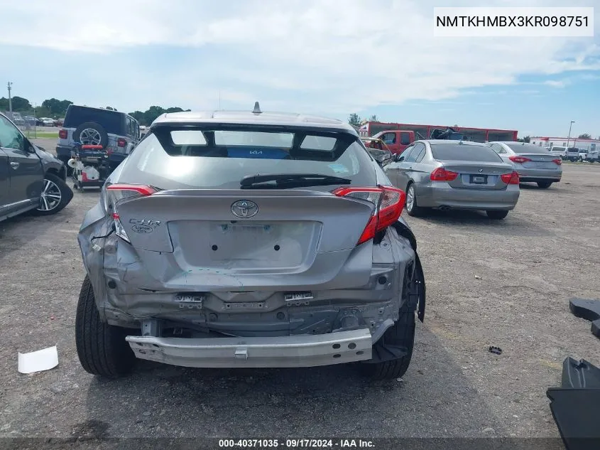 NMTKHMBX3KR098751 2019 Toyota C-Hr Le