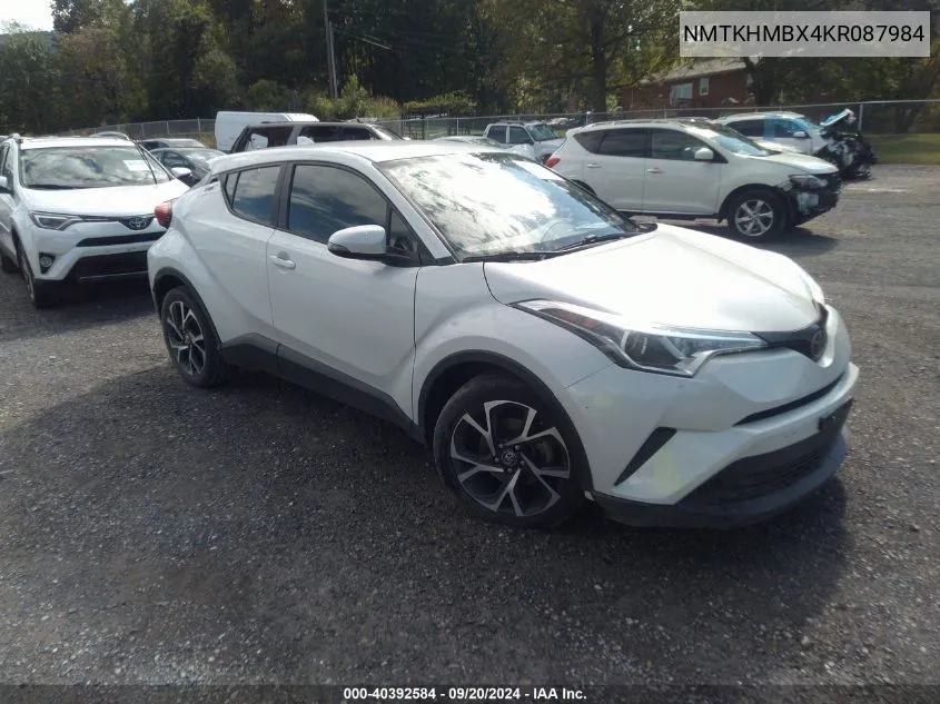 2019 Toyota C-Hr Xle VIN: NMTKHMBX4KR087984 Lot: 40392584