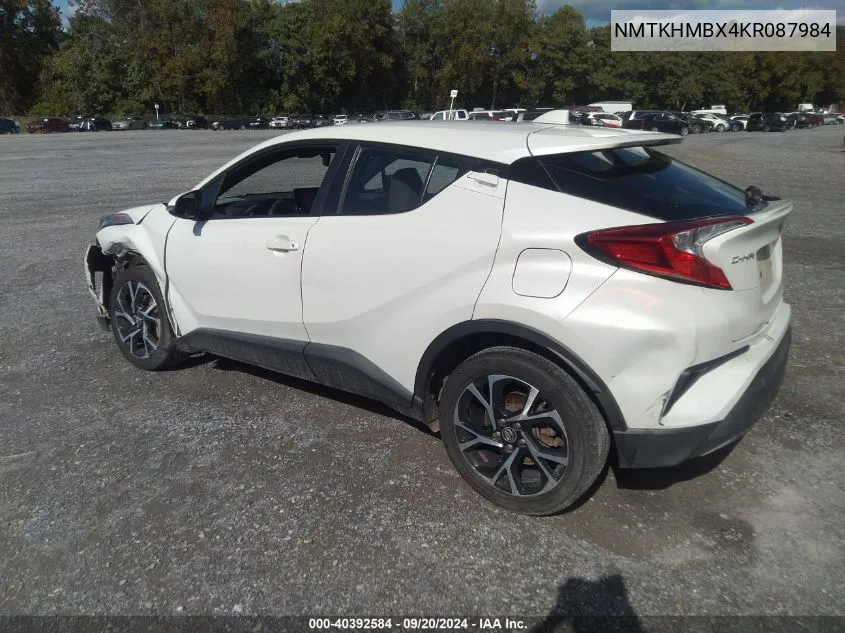 2019 Toyota C-Hr Xle VIN: NMTKHMBX4KR087984 Lot: 40392584