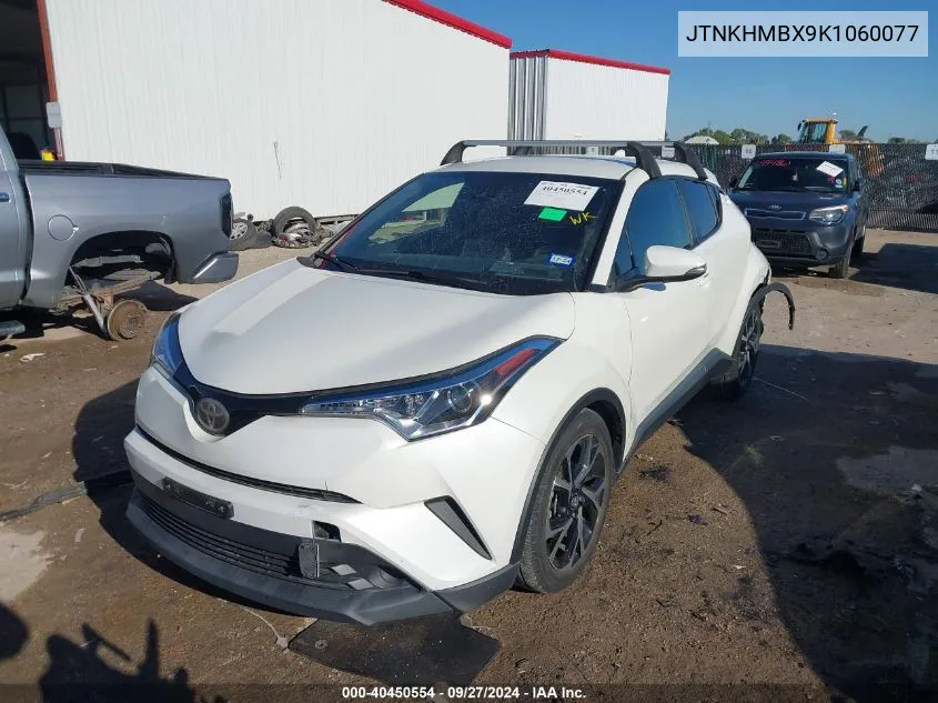 2019 Toyota C-Hr Xle/Le/Limited VIN: JTNKHMBX9K1060077 Lot: 40450554