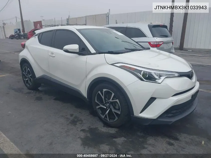 2019 Toyota C-Hr Xle VIN: JTNKHMBX3K1033943 Lot: 40458687