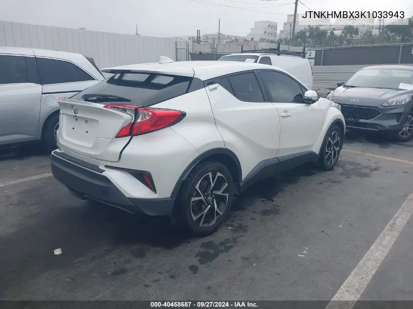 2019 Toyota C-Hr Xle VIN: JTNKHMBX3K1033943 Lot: 40458687