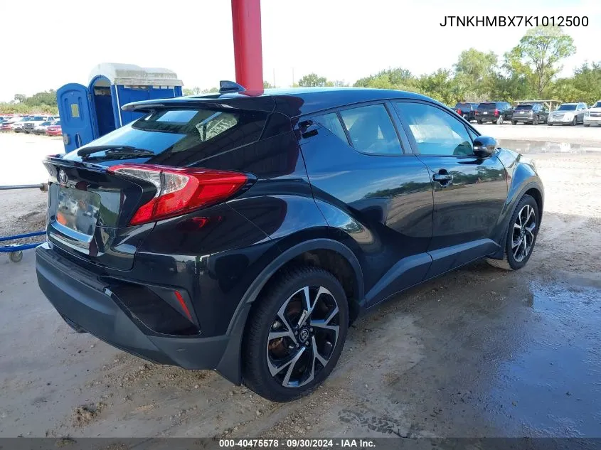 2019 Toyota C-Hr Xle/Le/Limited VIN: JTNKHMBX7K1012500 Lot: 40475578