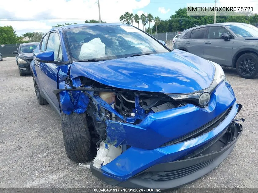 NMTKHMBX0KR075721 2019 Toyota C-Hr Xle