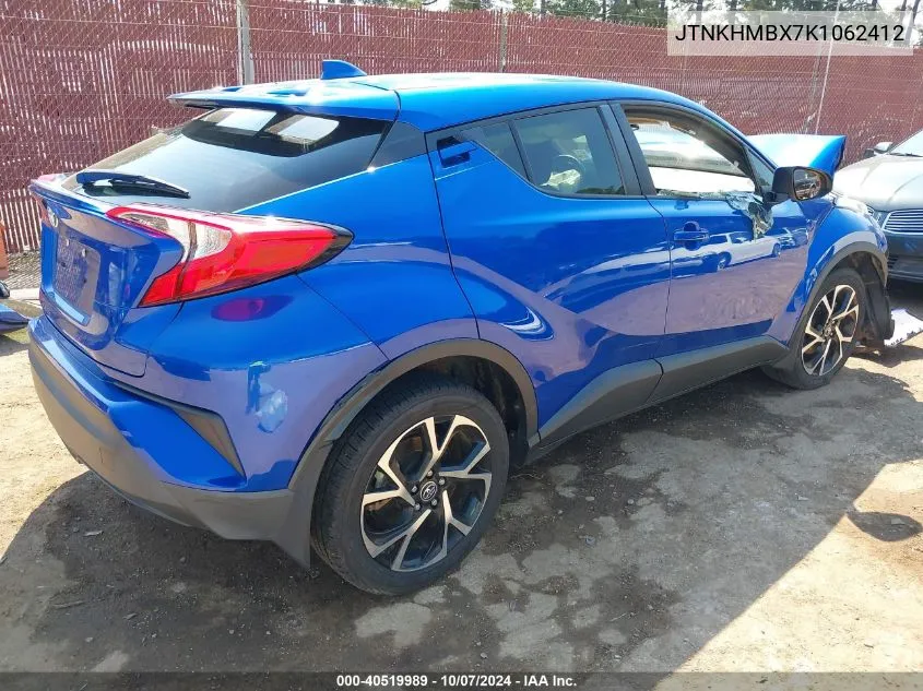 2019 Toyota C-Hr Xle VIN: JTNKHMBX7K1062412 Lot: 40519989