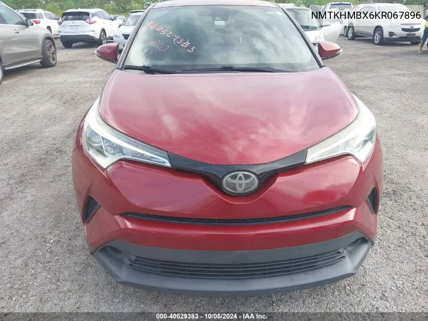 2019 Toyota C-Hr Xle VIN: NMTKHMBX6KR067896 Lot: 40529383