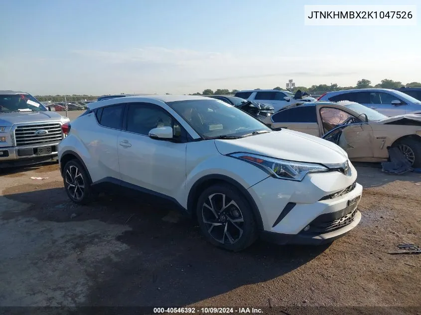 2019 Toyota C-Hr Xle/Le/Limited VIN: JTNKHMBX2K1047526 Lot: 40546392