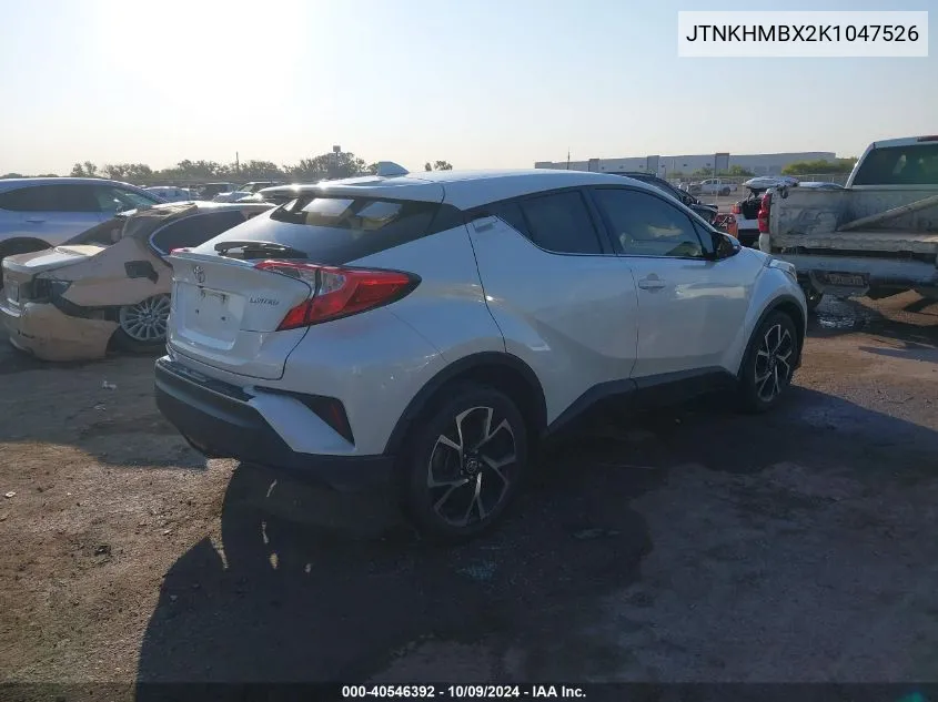 2019 Toyota C-Hr Xle/Le/Limited VIN: JTNKHMBX2K1047526 Lot: 40546392