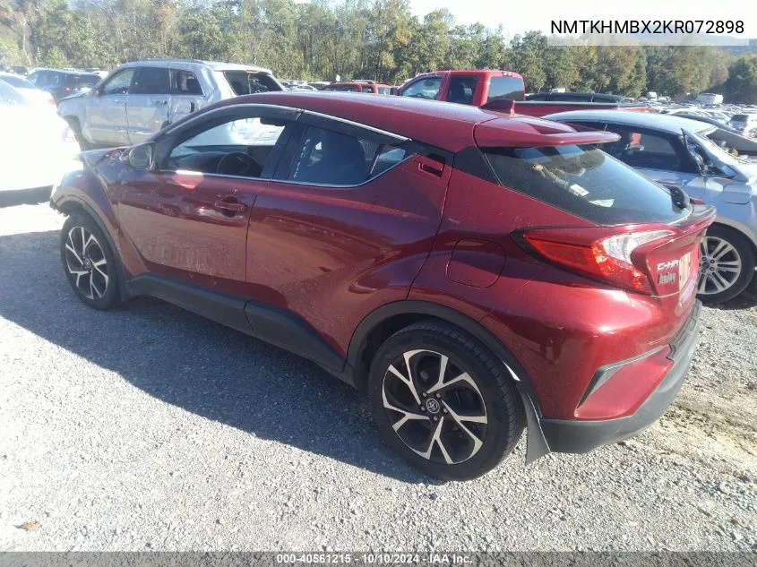 2019 Toyota C-Hr Limited VIN: NMTKHMBX2KR072898 Lot: 40561215