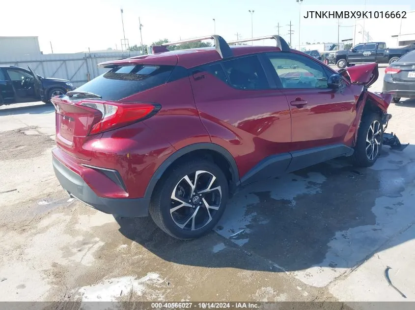 2019 Toyota C-Hr Xle VIN: JTNKHMBX9K1016662 Lot: 40566027