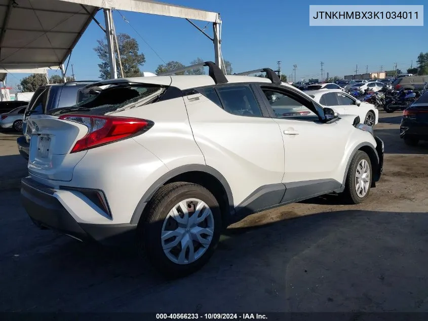 JTNKHMBX3K1034011 2019 Toyota C-Hr Xle/Le/Limited