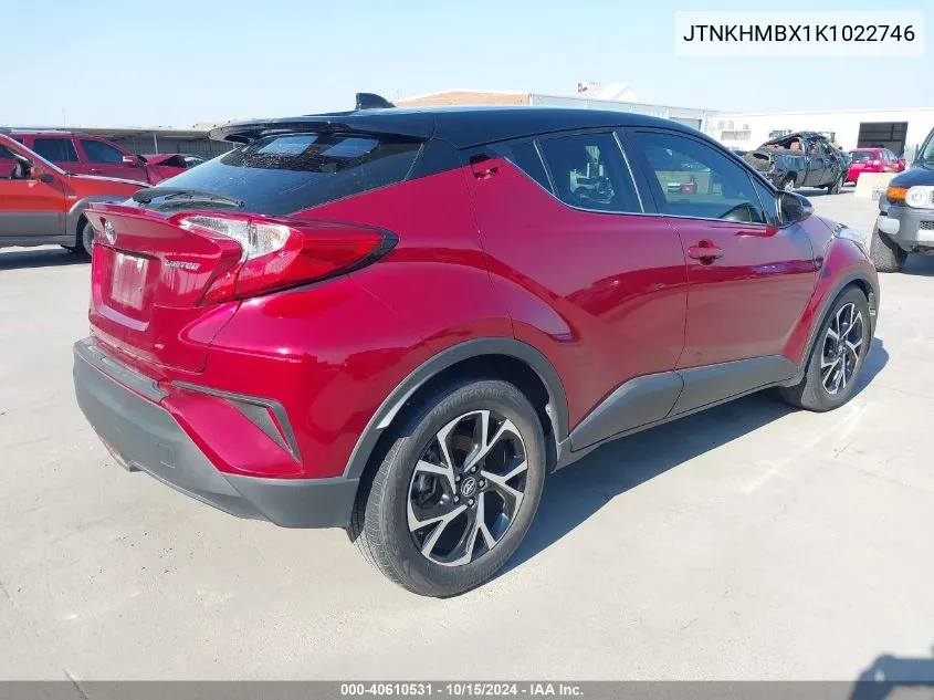 JTNKHMBX1K1022746 2019 Toyota C-Hr Limited