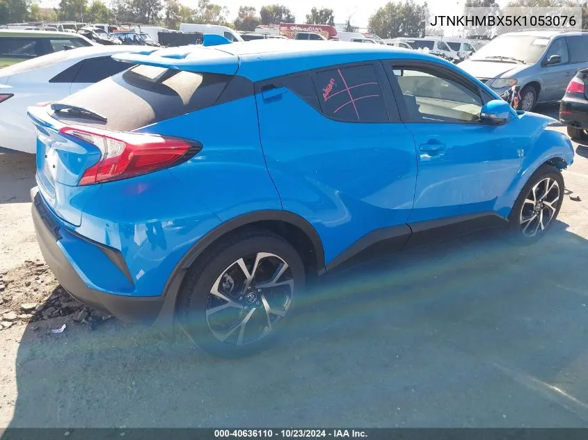 2019 Toyota C-Hr Xle VIN: JTNKHMBX5K1053076 Lot: 40636110