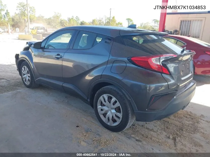 2019 Toyota C-Hr Le VIN: JTNKHMBX7K1034853 Lot: 40662541