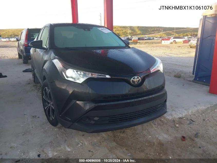 2019 Toyota C-Hr Le VIN: JTNKHMBX1K1061076 Lot: 40696508