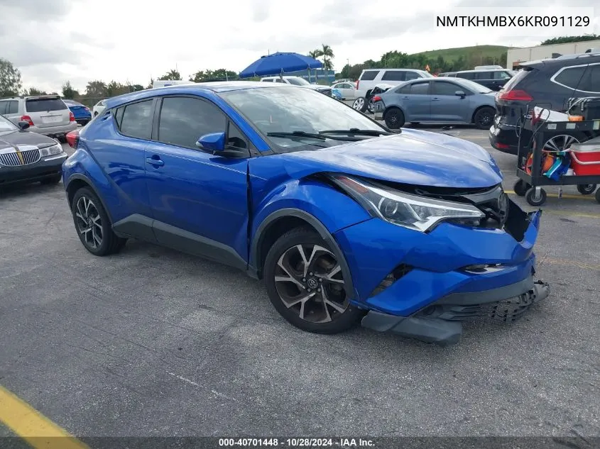 2019 Toyota C-Hr Xle VIN: NMTKHMBX6KR091129 Lot: 40701448