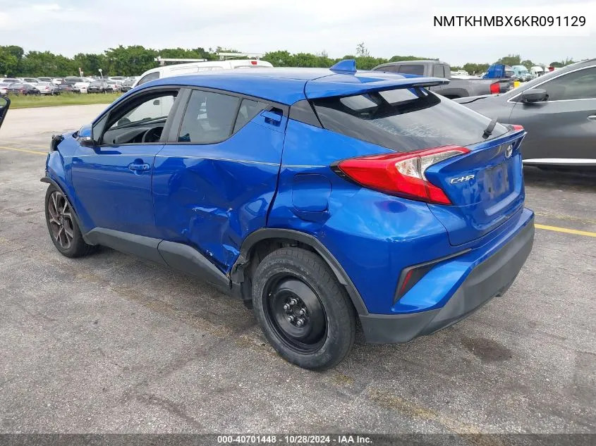 2019 Toyota C-Hr Xle VIN: NMTKHMBX6KR091129 Lot: 40701448