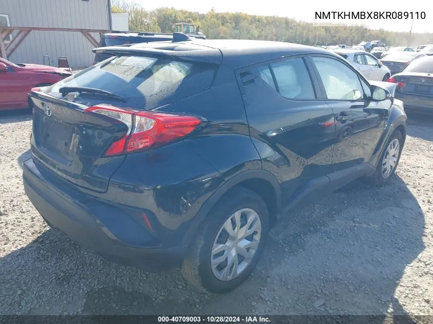 2019 Toyota C-Hr Le VIN: NMTKHMBX8KR089110 Lot: 40709003