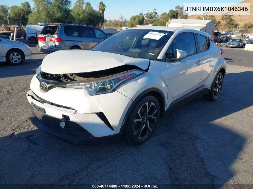 2019 Toyota C-Hr Xle VIN: JTNKHMBX6K1046346 Lot: 40714408