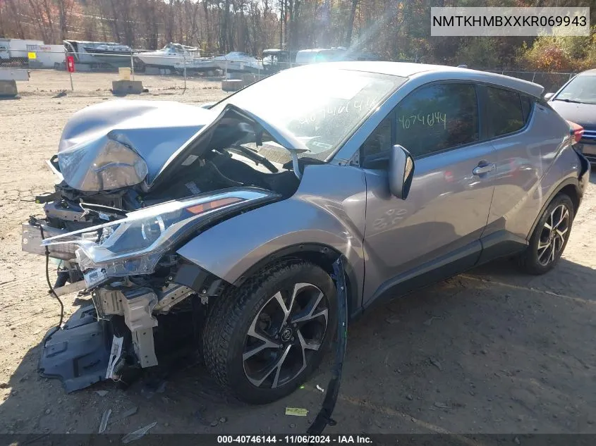 2019 Toyota C-Hr Xle VIN: NMTKHMBXXKR069943 Lot: 40746144