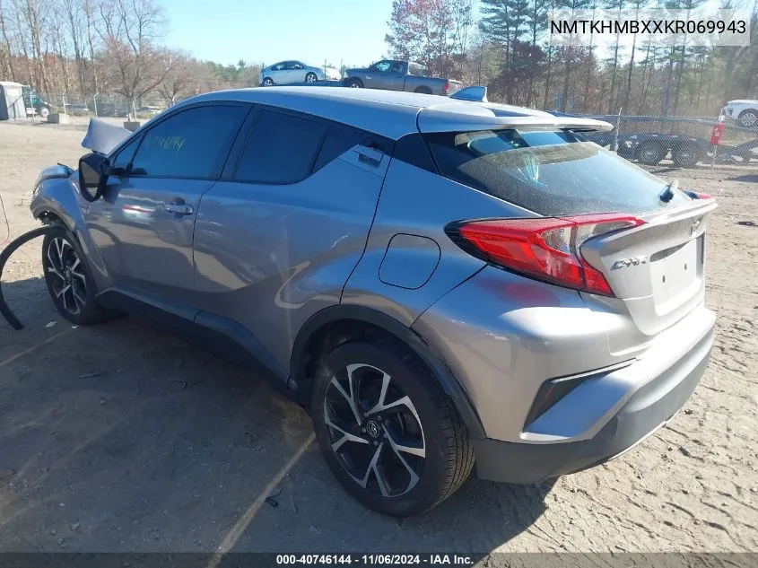 2019 Toyota C-Hr Xle VIN: NMTKHMBXXKR069943 Lot: 40746144