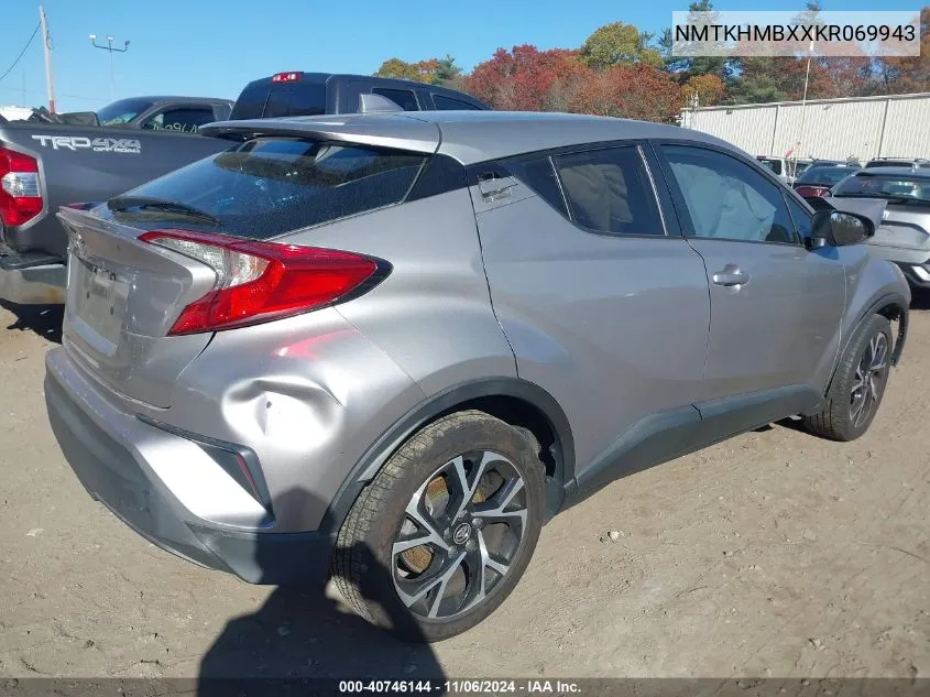 2019 Toyota C-Hr Xle VIN: NMTKHMBXXKR069943 Lot: 40746144