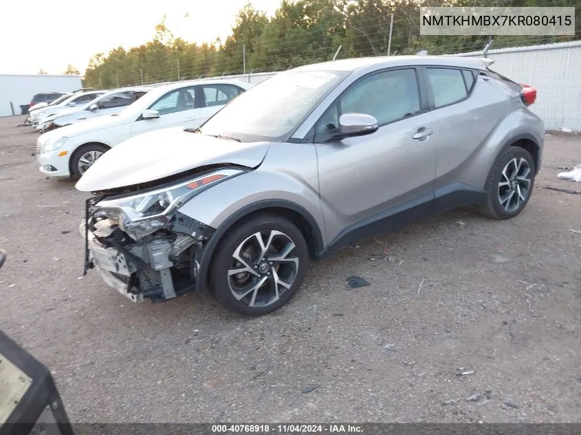 2019 Toyota C-Hr Xle VIN: NMTKHMBX7KR080415 Lot: 40768918