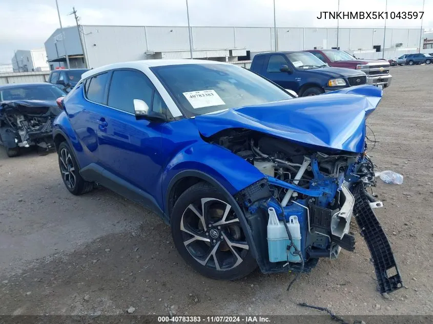 2019 Toyota C-Hr Limited VIN: JTNKHMBX5K1043597 Lot: 40783383