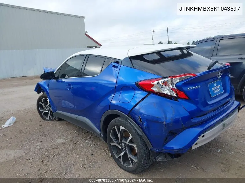 2019 Toyota C-Hr Limited VIN: JTNKHMBX5K1043597 Lot: 40783383