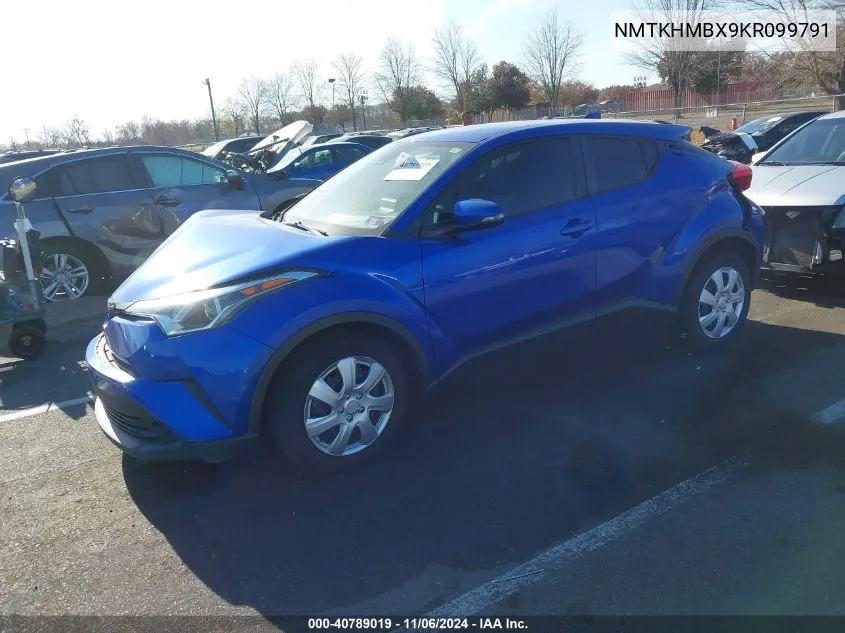 2019 Toyota C-Hr Le VIN: NMTKHMBX9KR099791 Lot: 40789019