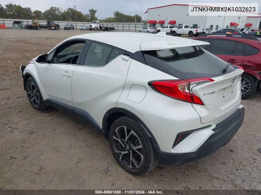 2019 Toyota C-Hr Limited VIN: JTNKHMBX2K1032623 Lot: 40801088