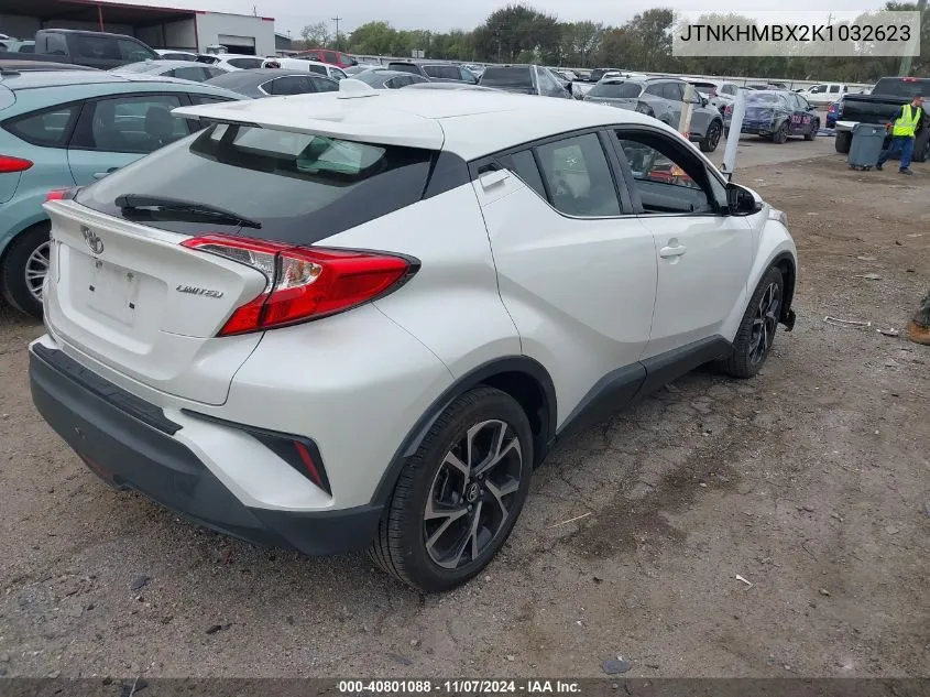 2019 Toyota C-Hr Limited VIN: JTNKHMBX2K1032623 Lot: 40801088