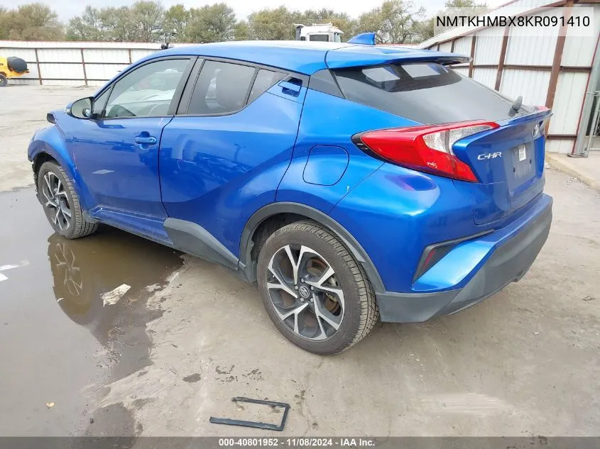 2019 Toyota C-Hr Xle VIN: NMTKHMBX8KR091410 Lot: 40801952