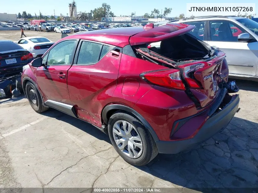 2019 Toyota C-Hr Le VIN: JTNKHMBX1K1057268 Lot: 40802855