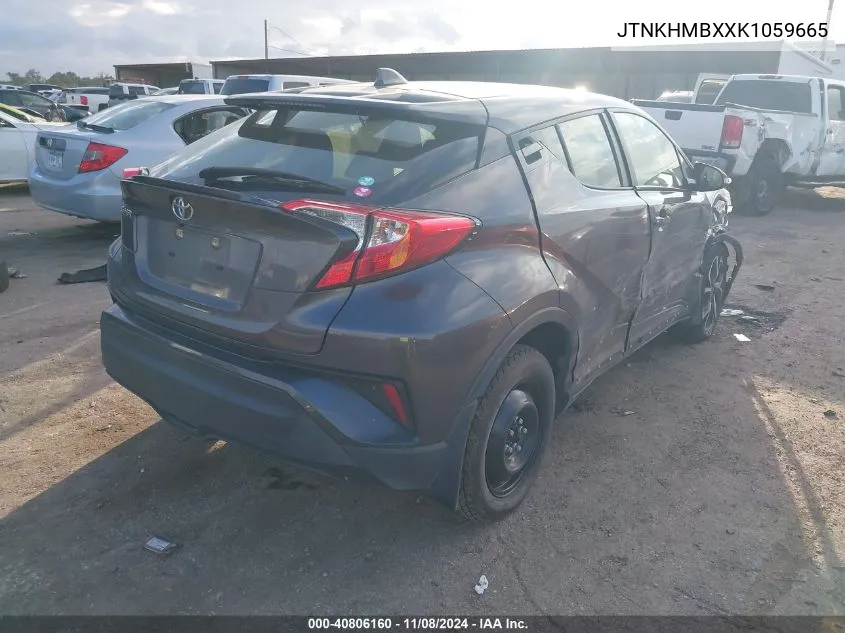 2019 Toyota C-Hr Xle VIN: JTNKHMBXXK1059665 Lot: 40806160