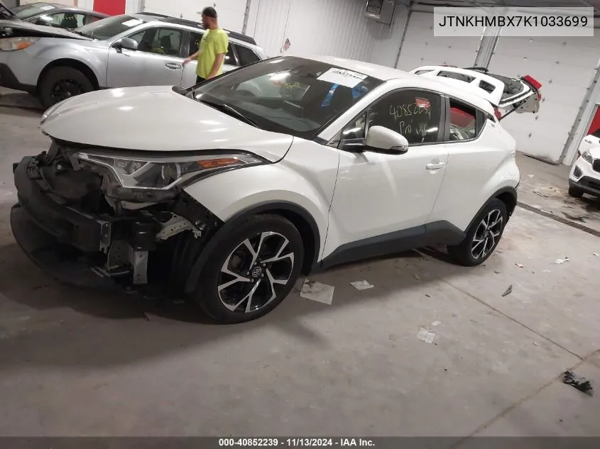 2019 Toyota C-Hr Xle VIN: JTNKHMBX7K1033699 Lot: 40852239