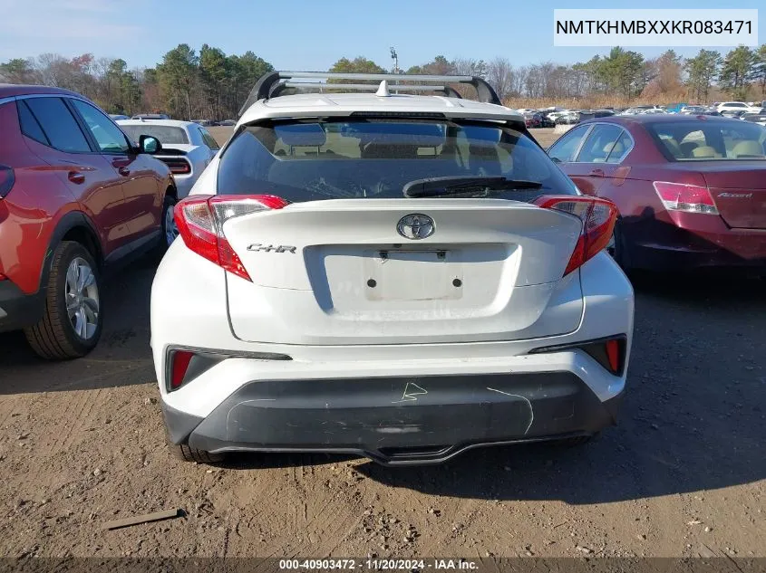 2019 Toyota C-Hr Le VIN: NMTKHMBXXKR083471 Lot: 40903472