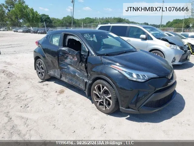 2020 Toyota Pieces C-Hr VIN: JTNKHMBX7L1076666 Lot: 11996494