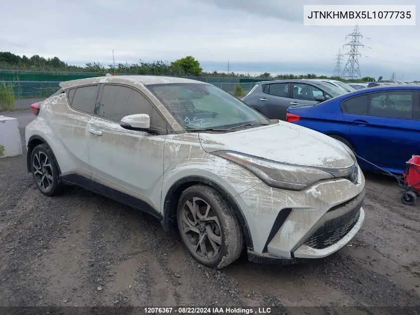 2020 Toyota C-Hr Le VIN: JTNKHMBX5L1077735 Lot: 12076367