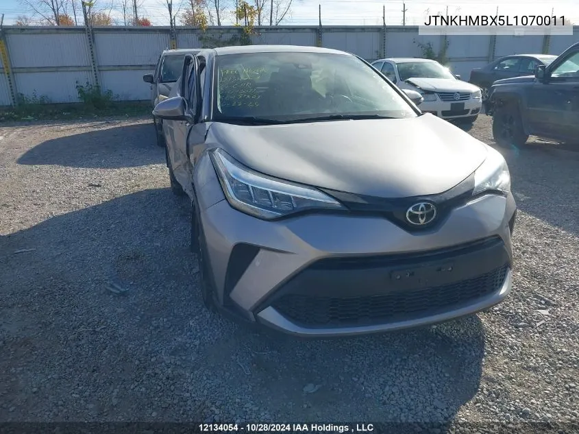 2020 Toyota C-Hr Xle/Le/Limited VIN: JTNKHMBX5L1070011 Lot: 12134054