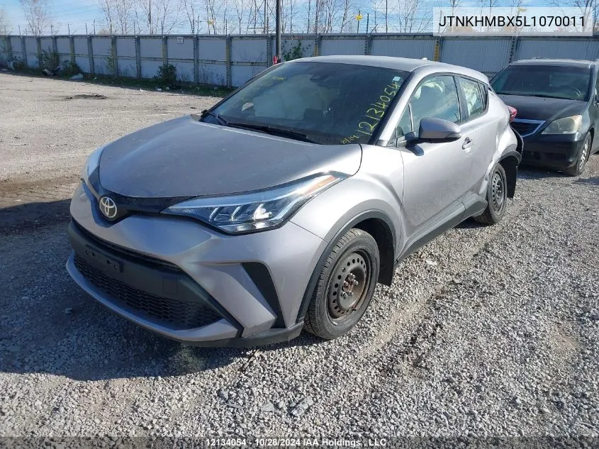 2020 Toyota C-Hr Xle/Le/Limited VIN: JTNKHMBX5L1070011 Lot: 12134054